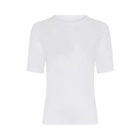 Hvid modal T-shirt (dame) - 