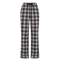 Blå flannel nabukser med tern, JBS of Denmark (Dame) - 