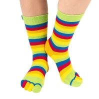 Tåsokker, TOETOE Essential, Stripy Green - One-size -