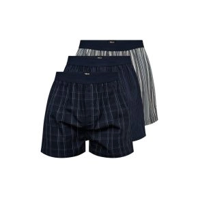 3-pak JBS boxershorts, Navy-mix - Underbukser til mænd