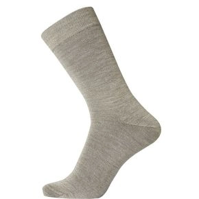 Egtved Twin Sock Uldstrømper Mørk Sand Str. 45-48 - Sokker str. 43