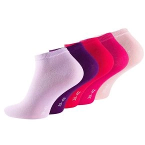 5-Pak Sneaker Socks (Korte Strømper) Rosamix - Str. 39-42 - Sokker str. 42