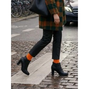 Orange bambus strømper til kvinder, str. 36-40 -