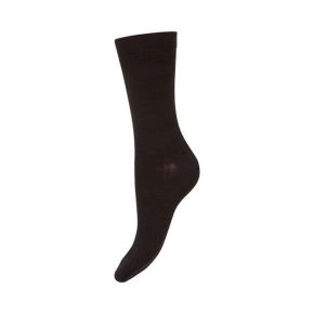 Sorte Decoy uldstrømper doubleface - 