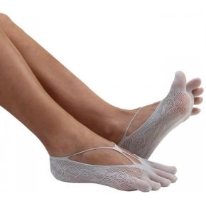 TOETOE Fishnet Foot Cover-X Grå, str. 35-42 - Footies