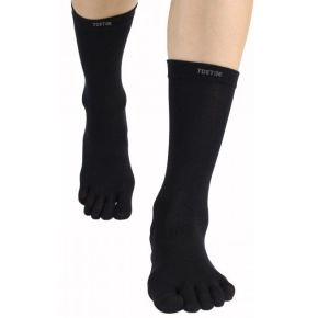 TOETOE Uldsokker Med Adskilte Tæer - Sort Str. 43-46 - Sokker str. 43