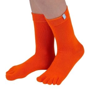 Tåsokker, TOETOE Essential, Orange - One-size - Tåstrømper Mid-Calf