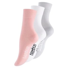 3-pak bambussokker, dame, pastelfarver, str. 39-42 - Sokker str. 42