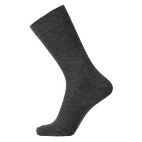 Mørkegrå Egtved bomuldsstrømper uden elastik - Str. 45-48 - Sokker str. 48