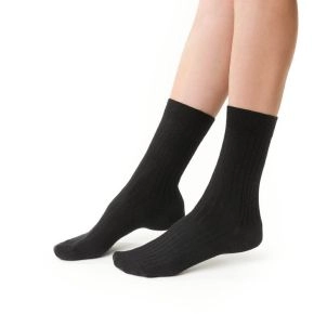 Merino Uldsokker, Fine-Knit, Sort - 
