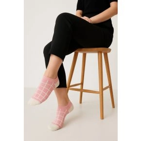 Korte ankelstrømper fra Socks CPH - Pink Tern str. 36-39 - Damestrømper