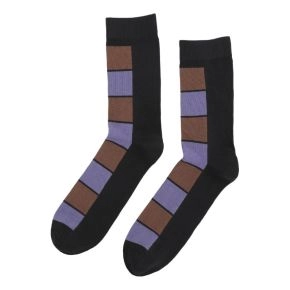 Socks CPH herrestrømper med tern, sort, str. 40-44 - Sokker str. 43