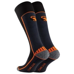 Stark Soul sports kompressions strømper - Sort/orange str. 43-46 - Sokker str. 46