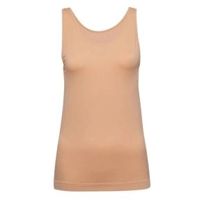 Decoy top med brede stropper, dame, nude, str. small - Str small