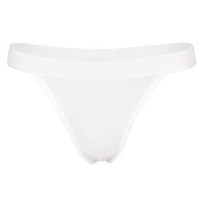 Bambus G-streng, hvid, str. medium - Str. medium