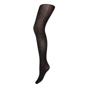 Decoy Fashion Strømpebukser 70 denier, Sort leopard - 