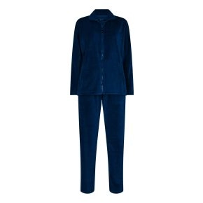 Velour Hjemmesæt fra Decoy, Navy-L - Str. large