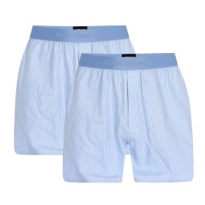 2 par bambus boxershorts "loos fit" fra JBS of Denmark - Blå-2XL - Str. 2XL