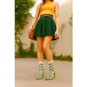 Socks CPH Damestrømpe - Clouds Smør gul-35-38 - Sokker str. 35