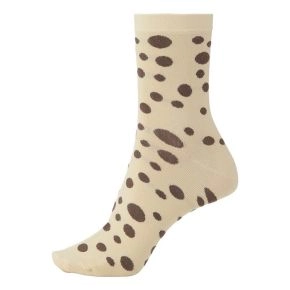 Socks CPH Damestrømpe - Dots Beige str. 39-42 - Sokker str. 40