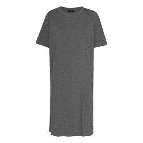 Decoy kortærmet natkjole, mørkegrå, str. large - Str. large