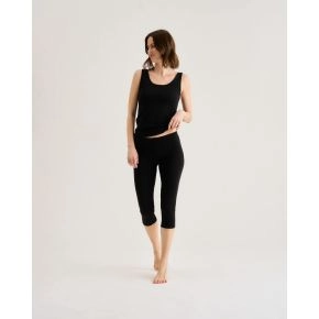 Sorte bambus capri leggings (3/4 længde) fra Decoy - Leggings