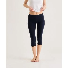 Navy bambus capri leggings (3/4 længde) fra Decoy - Leggings