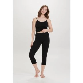 Sorte sømløse Decoy Capri leggings (3/4 længde) - 