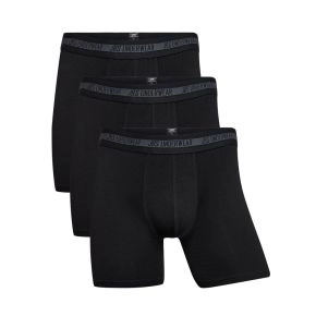 3-pak JBS bambus boxershorts med ekstra benlængde, sort - Bambus T-Shirts