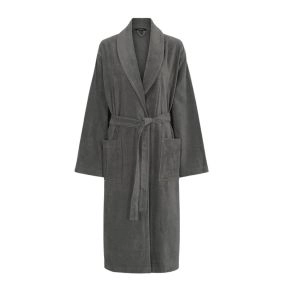 Lang badekåbe til kvinder, Decoy, grå, str. large - Str. large