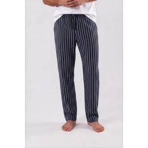 Stribede flonel natbukser til mænd, JBS of Denmark, brun - Homewear
