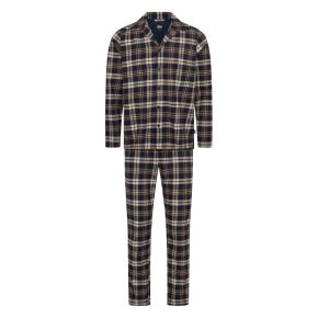 JBS pyjamas sæt til mænd, ternet, brun, str. 2XL - Str. 2XL