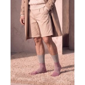 Uldsokker med cashmere til mænd lysegrå str. 40-45 - Herrestrømper