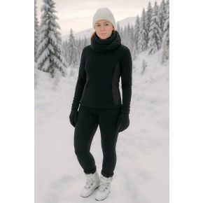 Sort Coastland funktionsundertøj sæt (dame) - 