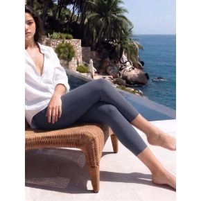 Navy sømløse Decoy Capri leggings (3/4 længde) - Bukser, leggings og shorts