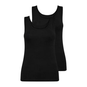 2-pak sorte bambus toppe (dame), Decoy str. 2XL - Str. 2XL