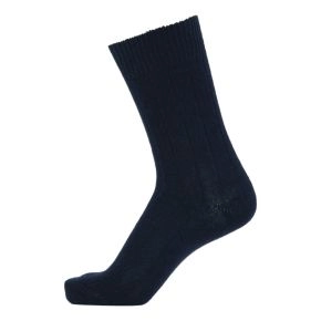 Uldsokker med cashmere til mænd, navy, str. 40-45 - Blå