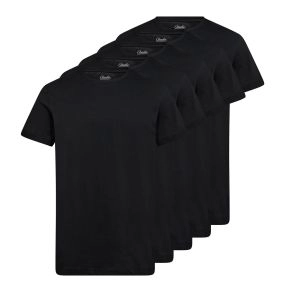 5-pak sorte Claudio t-shirts til mænd - 