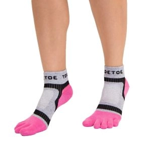 TOETOE Sports Light Runner tåsokker pink - 
