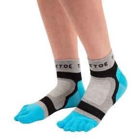 TOETOE Sports Light Runner tåsokker blå str. 39-42 - Sokker str. 40