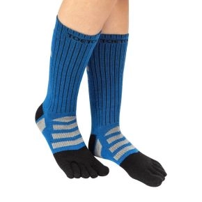 Blå TOETOE vandrestrømper med adskilte tæer, str. 39-42 - Sokker str. 42
