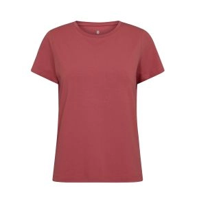 Rød bambus t-shirt, dame, JBS of Denmark, str. large - Str. large