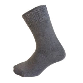 Grå Kilde bambus komfort- og diabetesstrømper str. 43-46 - Sokker str. 43