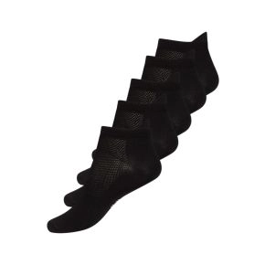 5-pak sorte Zebdia ankel løbesokker - Træningstøj til mænd