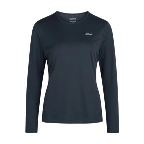 Navy Zebdia langærmet sports T-shirt (dame) Str. S - Str small