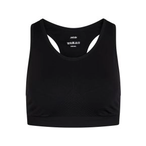 Sort Zebdia sømløs sports BH (dame) Str. M/L - Str. large