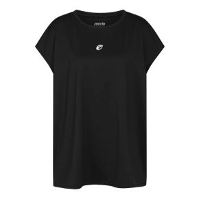 Sort Zebdia "Loose Fit" Sports T-shirt (dame) Str. S - Str small