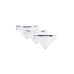 3-pak hvide bambus G-streng trusser - G-streng trusser