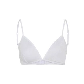 Hvid modal triangle bra - Modal undertøj