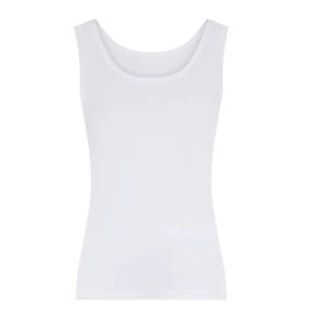 Hvid modal tanktop til kvinder -
